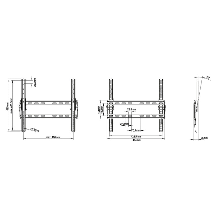 TV STAND VIVANCO 37597