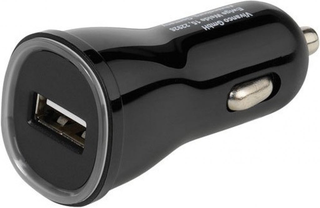 Car charger Vivanco 36256 USB 2.1 A black