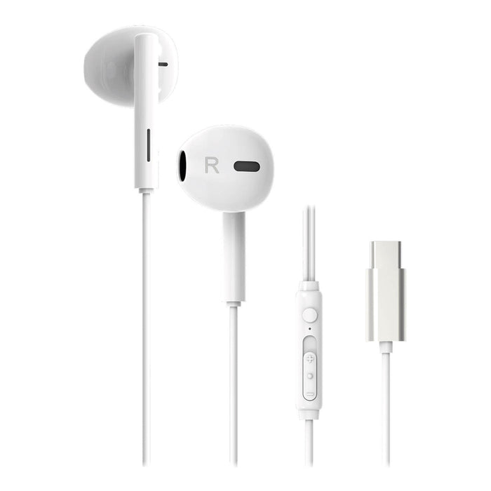 Stereo headphones VIVANCO USB-C WHITE 64119