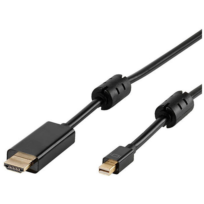 Cable from source with Mini DisplayP VIVANCO to receiver with HDMI Mini D.Port->HDMI 1.8 M 45344 works only in this direction