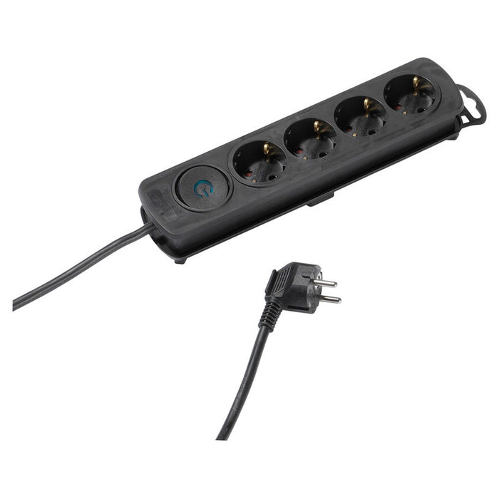 Splitter VIVANCO 4 GN. WITH KEY 2.5M 61171