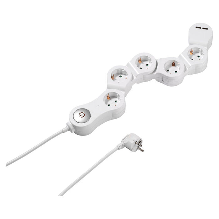 Splitter VIVANCO 5GN.1.4M 62330 WHITE