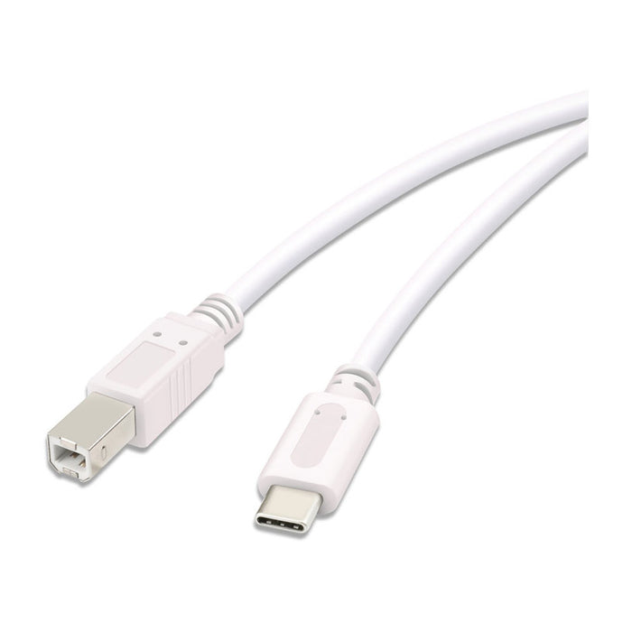 Cable VIVANCO USB-C-USB-B 1.8 m 45355 White
