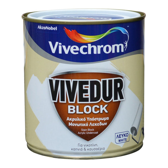 ACRYLIC INSULATION PRIMER FOR INTERIOR AND EXTERIOR USE VIVECHROM Vivedur Block