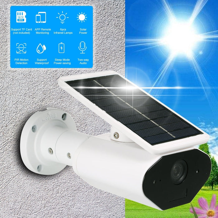 Outdoor IP Camera Solar battery WiFi Camera Waterproof 960P