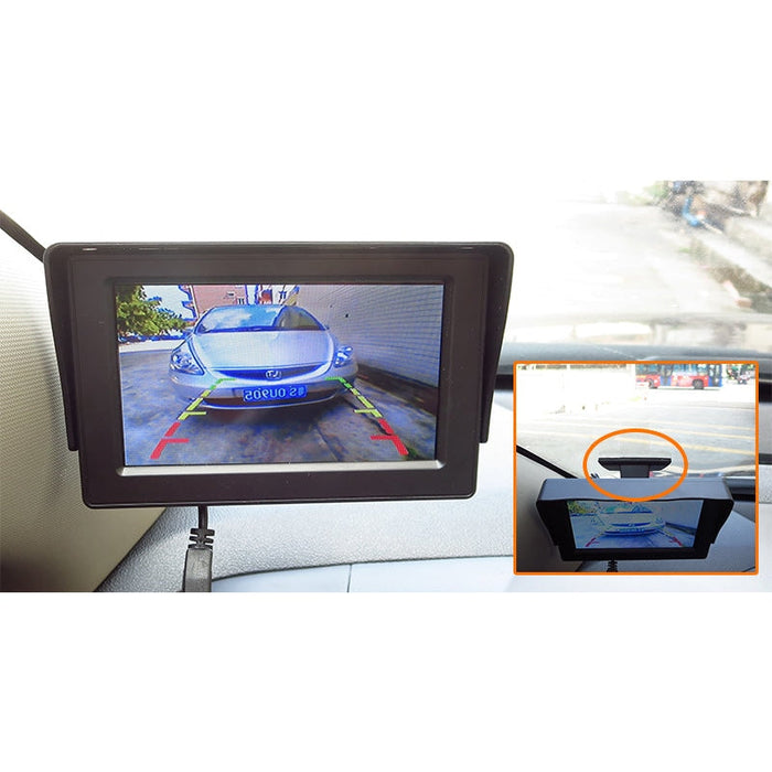 Waterproof reversing camera with a monitor 4.3 "TFT LCD