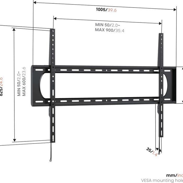 TV Stand VOGELS UP 9003 BLACK