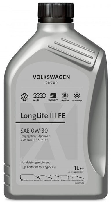 VOLKSWAGEN LONG LIFE III FE 0W-30 1L