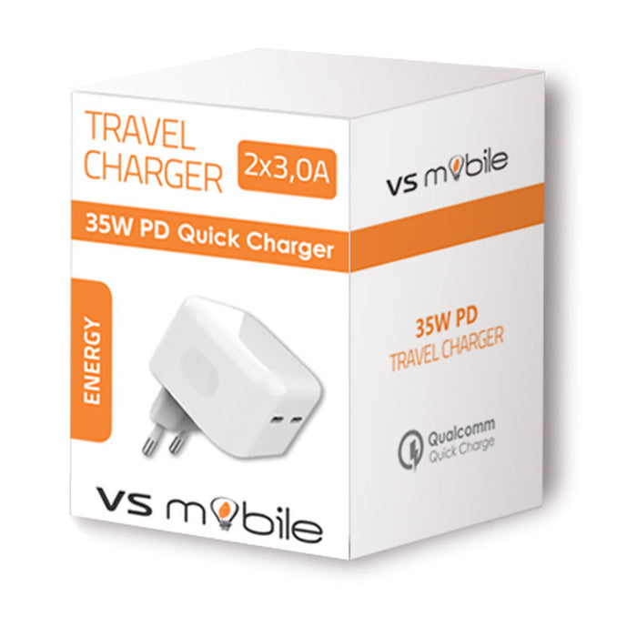 CHARGED FROM EL. VSMOBILE NETWORK 220V 35W PD 2XUSB-C