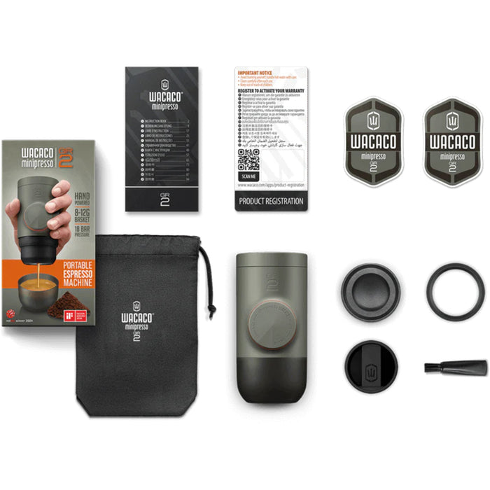 Coffee machine WACACO MINIPRESSO GR2 80.00 ml, 18.00 bar