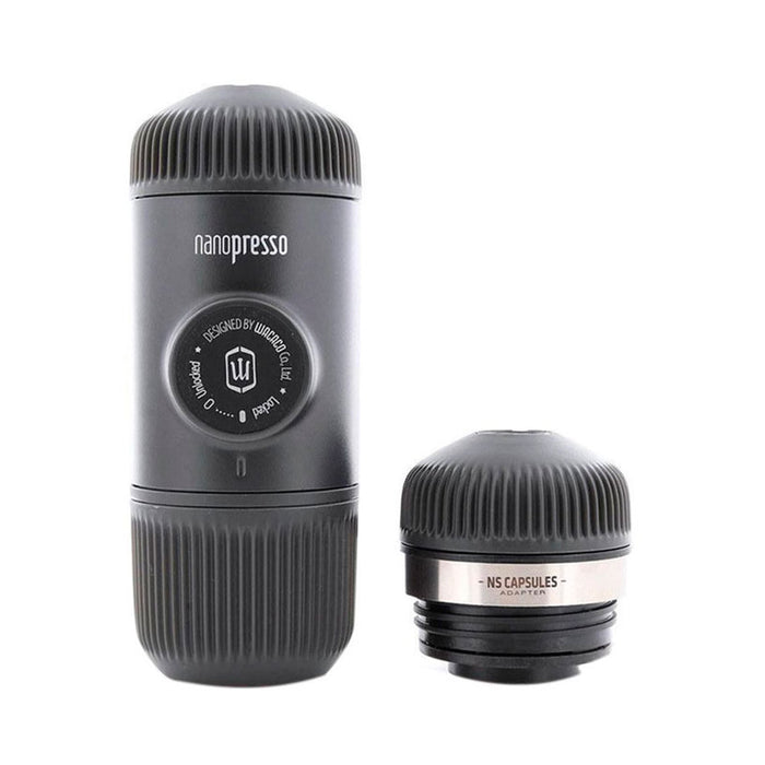 Coffee machine WACACO NANOPRESSO+NESP ADAPTER 80.00 ml, 18.00 bar, BLACK
