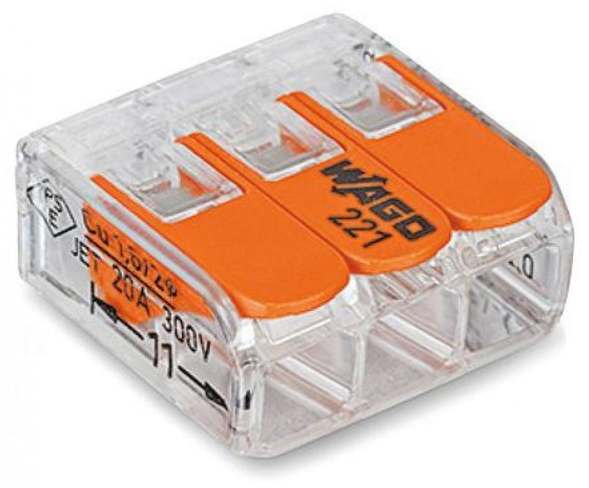 QUICK CONNECT CABLE CLAMP 12 PCS 3X0.2-4MM2 WAGO