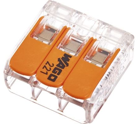 QUICK CONNECT CABLE CLAMP 16 PCS 2X0.2-4MM2 WAGO