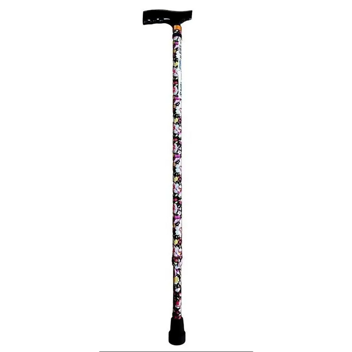 Walking stick aluminium decorative Flowers - Orthopedic walking sticksPOR-LOR<<<MovingPOR<<<ActionPL