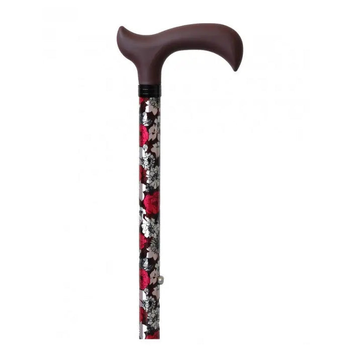 Walking stick aluminium decorative Flowers - Orthopedic walking sticksPOR-LOR<<<MovingPOR<<<ActionPL