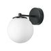 WALL APPLIQUE E27 BLACK LIGHTSTYLE GARDA - Аплици<<<Вътрешно осветление<<<Мебели и