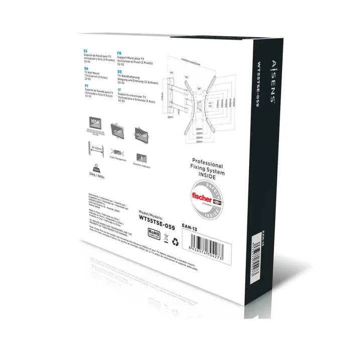 Wall Bracket Aisens WT55TSE-059 Rotating Adjustable Television Monitor - Електроника Периферни и резервни