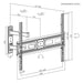 Wall Bracket MacLean MC-798N 70’’ 35 kg - Поставки за телевизори<<<Електроника Телевизори<<<Компютри|