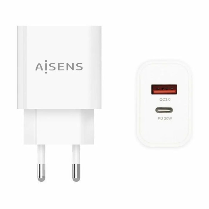 Wall Charger Aisens A110-0681 20 W White (1 Unit) - Електроника Телефони и таблети<<<Компютри|