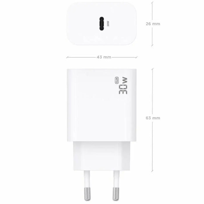 Wall Charger Aisens A110-0940 White 30 W - Електроника Телефони и таблети<<<Компютри| Електроника<<<BigBuy&&&USB