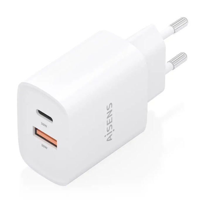 Wall Charger Aisens A110-0952 30 W White - Електроника Телефони и таблети<<<Компютри| Електроника<<<BigBuy&&&USB