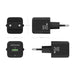 Wall Charger Aisens ASCH-20W2P011-BK 20 W Black (1 Unit) - Електроника Телефони и таблети<<<Компютри|