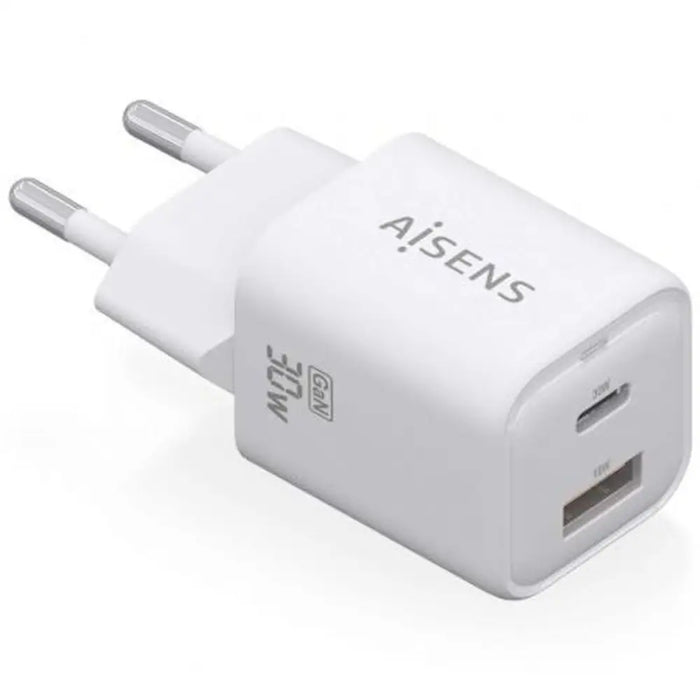 Wall Charger Aisens ASCH-30W2P020-W White 30 W (1 Unit) - Електроника Телефони и таблети<<<Компютри|