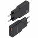 Wall Charger Aisens ASCH-30W2P047-BK Black 30 W - Електроника Телефони и таблети<<<Компютри| Електроника<<<BigBuy&&&USB