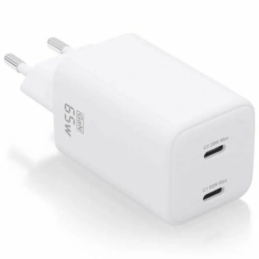 Wall Charger Aisens ASCH-65W2P039-W White 65 W (1 Unit) - Електроника Телефони и таблети<<<Компютри|