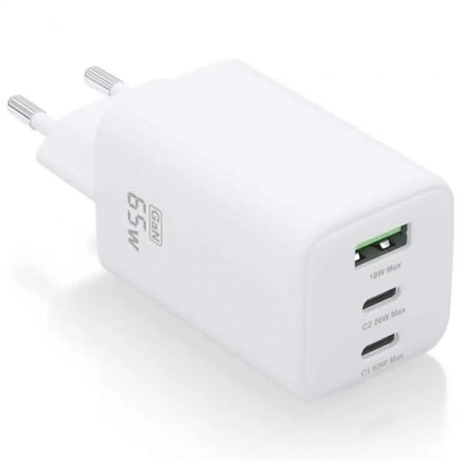 Wall Charger Aisens ASCH-65W3P041-W White 65 W (1 Unit) - Електроника Телефони и таблети<<<Компютри|