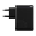 Wall charger Baseus GaN USB-C + USB 100W + 1m cable (black) - mains chargers<<<Chargers<<<GSM