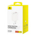 Wall charger Baseus OS-Cube Pro 2xUSB-C + USB 65W (white) - mains chargers<<<Chargers<<<GSM