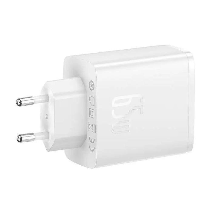 Wall charger Baseus OS-Cube Pro 2xUSB-C + USB 65W (white) - mains chargers<<<Chargers<<<GSM