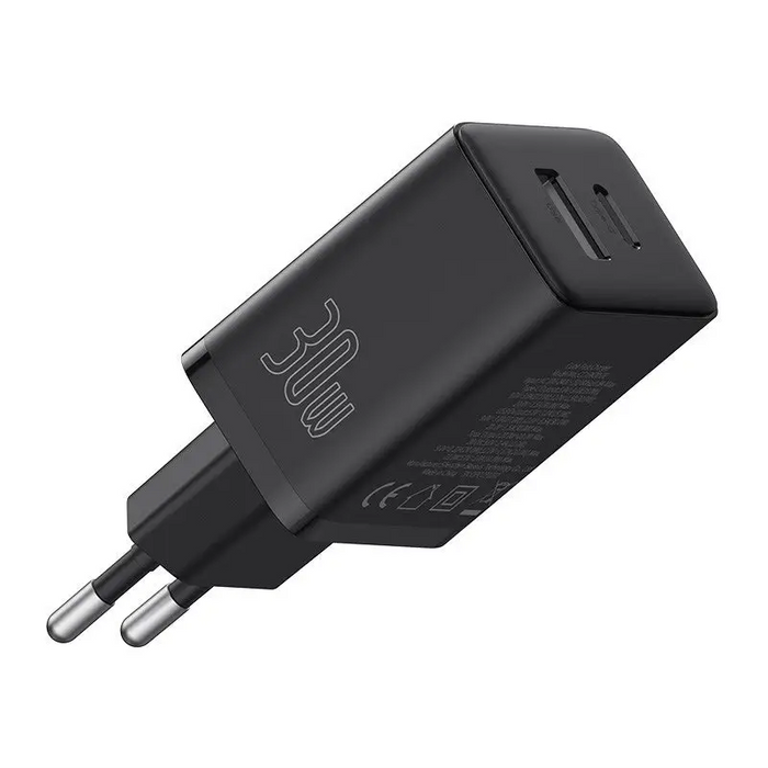 Wall Charger Baseus P10111404113-00 Black 30 W - ChargersLAD-SIC<<<Power supplies