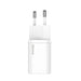 Wall charger Baseus Super Si Quick Charger 1C 25W (white) - Travel Charger<<<Accessories<<<Основна<<<DunaXML&&&mains