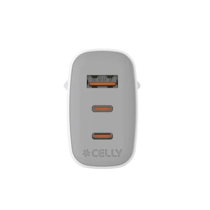 Wall Charger Celly UPTC1USB2USBC65 White - Електроника Телефони и таблети<<<Компютри| Електроника<<<BigBuy&&&USB