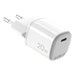 Wall Charger Celly UPTC1USBC20WWH White - Електроника Телефони и таблети<<<Компютри| Електроника<<<BigBuy&&&USB зарядни