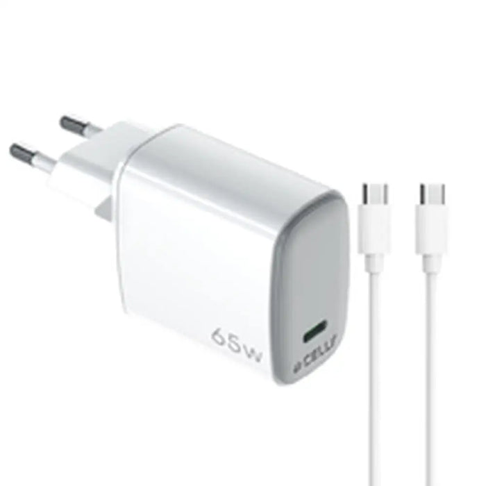 Wall Charger Celly UPTC1USBC65WCTC White - USB зарядни и кабели<<<Електроника Телефони и таблети<<<Компютри|