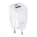 Wall Charger Choetech 33W PD5006 A + C dual port (white) - mains chargers<<<Chargers<<<GSM
