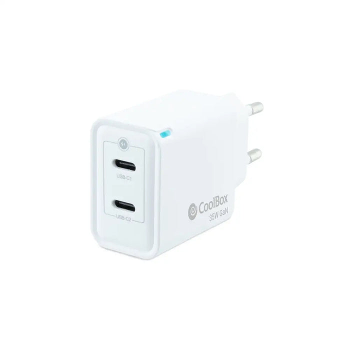 Wall Charger CoolBox COO-CUP-35CC White 35 W - USB зарядни и кабели<<<Електроника Телефони и таблети<<<Компютри|