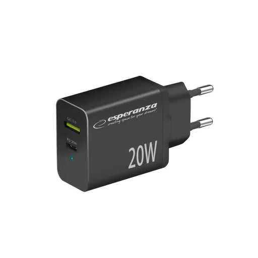 Wall Charger Esperanza EZC105K Black - USB зарядни и кабели<<<Електроника Телефони и таблети<<<Компютри|