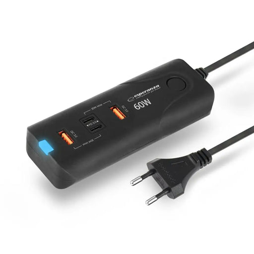 Wall Charger Esperanza EZC109 Black - USB зарядни и кабели<<<Електроника Телефони и таблети<<<Компютри|