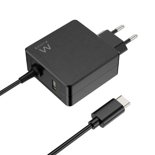 Wall Charger Ewent Black 65 W (1 Unit) - Електроника Телефони и таблети<<<Компютри| Електроника<<<BigBuy&&&USB зарядни