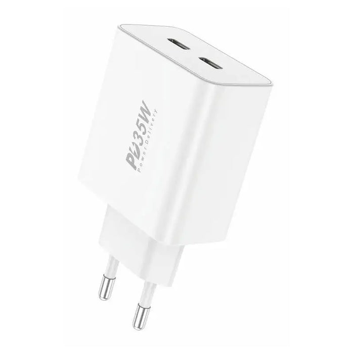 Wall charger Foneng EU50 PD 35W 2x USB-C ports (white) - mains chargers<<<Chargers<<<GSM Accessories<<<InnproXML