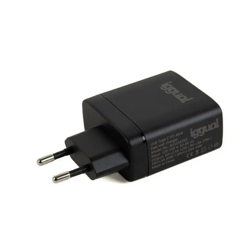 Wall Charger iggual IGG318430 - Електроника Телефони и таблети<<<Компютри| Електроника<<<BigBuy&&&USB зарядни и