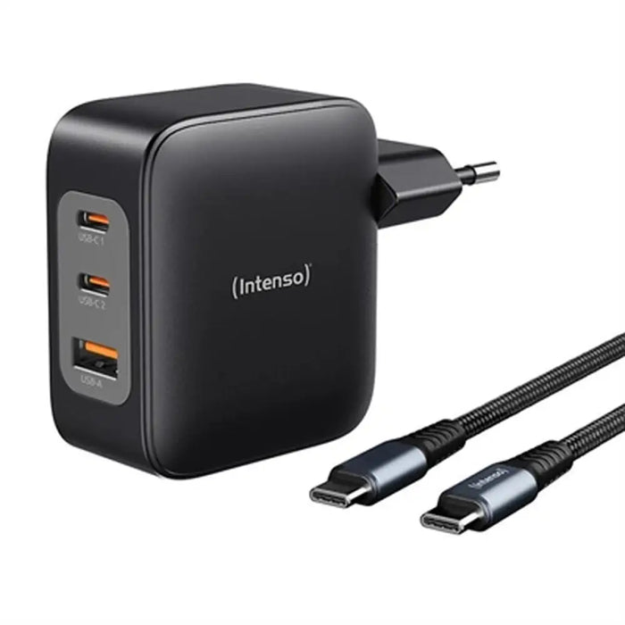 Wall Charger INTENSO GaN W100ACC Black 100 W - Електроника Телефони и таблети<<<Компютри| Електроника<<<BigBuy&&&USB