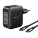 Wall Charger INTENSO GaN W100ACC Black 100 W - Електроника Телефони и таблети<<<Компютри| Електроника<<<BigBuy&&&USB
