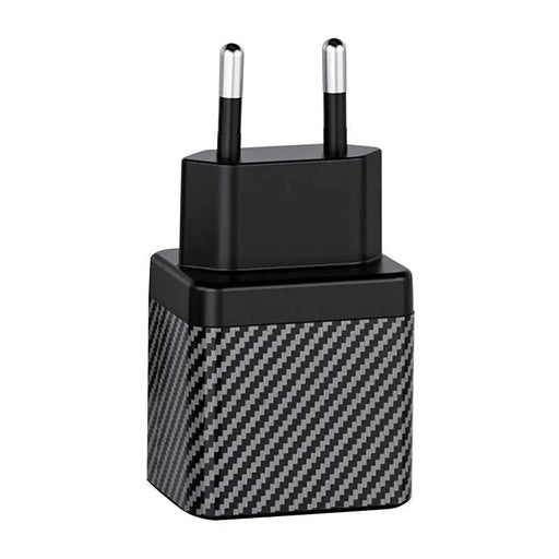 Wall charger INVZI GaN 2x USB-C 45W EU (black) - mains chargers<<<Chargers<<<GSM Accessories<<<InnproXML