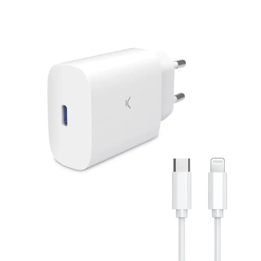 Wall Charger KSIX 1 m - Електроника Телевизори<<<Компютри| Електроника<<<BigBuy&&&Аудио и Видео Кабели<<<Електроника