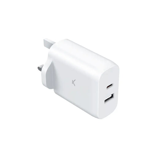 Wall Charger KSIX GaN White 45 W - Електроника Телефони и таблети<<<Компютри| Електроника<<<BigBuy&&&USB зарядни и